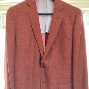 Brooks Brothers Fitzgerald Fit Red Sport Coat 46R